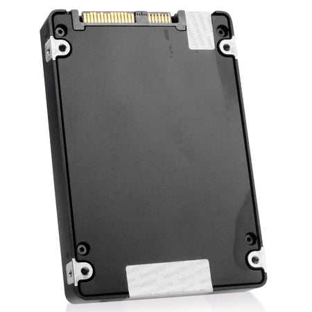 HP/Samsung PM1633a MZILS3T8HMLH 3.84TB 1 DWPD SAS 12Gb/s 3D TLC V-NAND 2.5in Refurbished SSD, back angled view