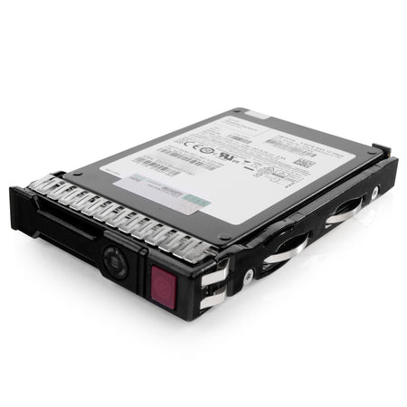 HP Generation 8 AREA3840S5xnFTRI 874431-003 3.84TB 1 DWPD SAS 12Gb/s 3D TLC V-NAND in Refurbished SSD, top view
