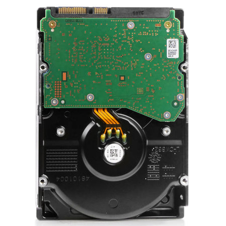 HP/Western Digital Ultrastar DC HC520 HUH721212ALE604 0F29593 12TB 7.2K RPM SATA 6Gb/s 512e 3.5in Refurbished HDD, back view