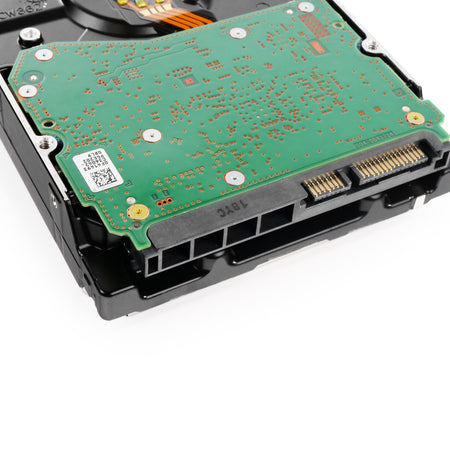 HP/Western Digital Ultrastar DC HC520 HUH721212ALE604 0F29593 12TB 7.2K RPM SATA 6Gb/s 512e 3.5in Refurbished HDD, bottom connectors view
