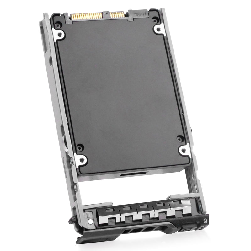 Dell G13 0086DD 1.92TB 1 DWPD SAS 12Gb/s 3D TLC V-NAND 2.5in Refurbished SSD, back angled view
