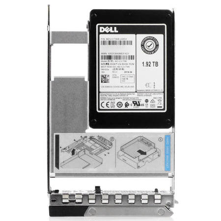 HP G14 0086DD 1.92TB 1 DWPD SAS 12Gb/s 3D TLC V-NAND Hybrid 3.5in Refurbished SSD, front view