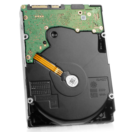 Western Digital Ultrastar DC HC580 WUH722422AL5201 0F62790 22TB 7.2K RPM SAS 12Gb/s 512e 3.5in Recertified Hard Drive, back angled view