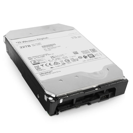 Western Digital Ultrastar DC HC580 WUH722422AL5201 0F62790 22TB 7.2K RPM SAS 12Gb/s 512e 3.5in Recertified Hard Drive, bottom view