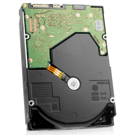 Western Digital Ultrastar DC HC550 WUH721816AL5204 0F38357 16TB 7.2K RPM SAS 12Gb/s 512e 3.5in Hard Drive, back angled view