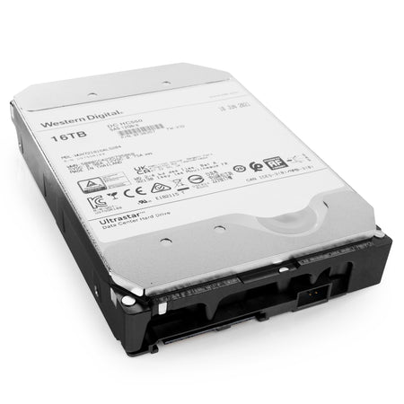 Western Digital Ultrastar DC HC550 WUH721816AL5204 0F38357 16TB 7.2K RPM SAS 12Gb/s 512e 3.5in Hard Drive, bottom view