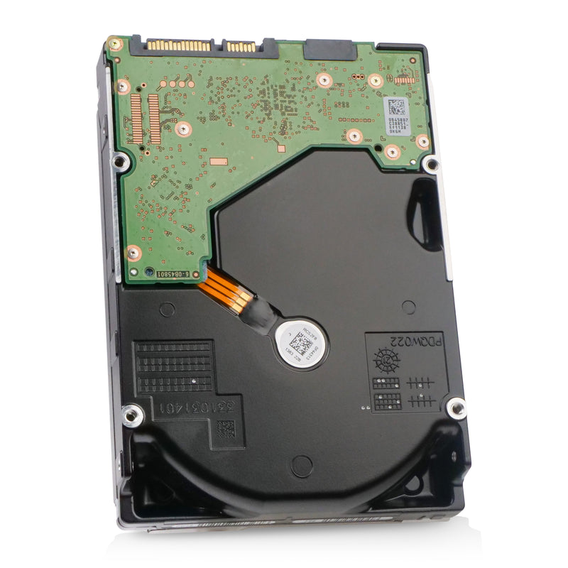 Western Digital Ultrastar DC HC560 WUH722020ALE604 0F38761 20TB 7.2K RPM SATA 6Gb/s 512e 3.5in Refurbished HDD, back side view