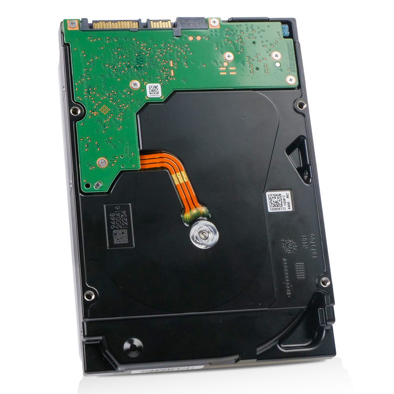 Dell/Seagate Exos X14 ST12000NM0128 12TB 7.2K RPM SATA 6Gb/s 512e 3.5in Refurbished HDD, back side view