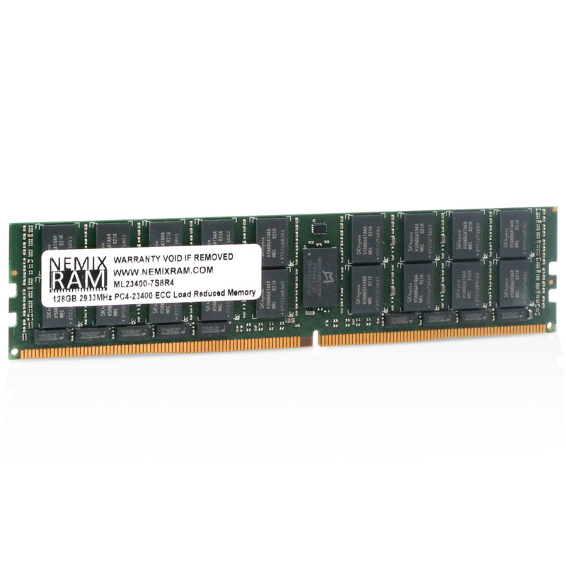 NEMIX ML23400-7S8R4 128GB 8Rx4 DDR4 2933MHz LRDIMM ECC Server RAM (PC4-23400) Seller Refurbished
