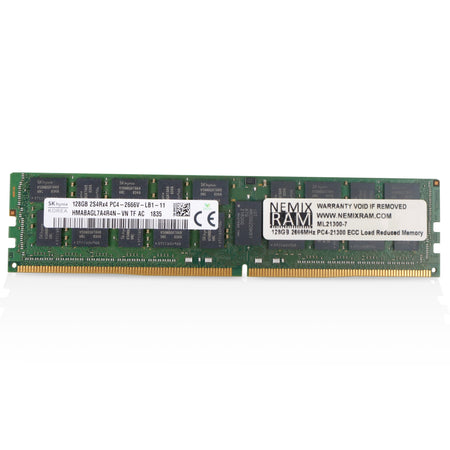 SK Hynix/NEMIX HMABAGL7A4R4N-VN 128GB DDR4 2666MHz RDIMM ECC Server RAM (PC4-21300) Seller Refurbished