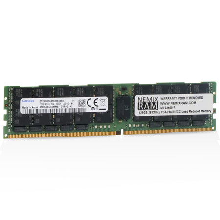 Samsung/NEMIX M386AAG40MMB-CVF 128GB DDR4 2933MHz RDIMM ECC Server RAM (PC4-23400) Seller Refurbished