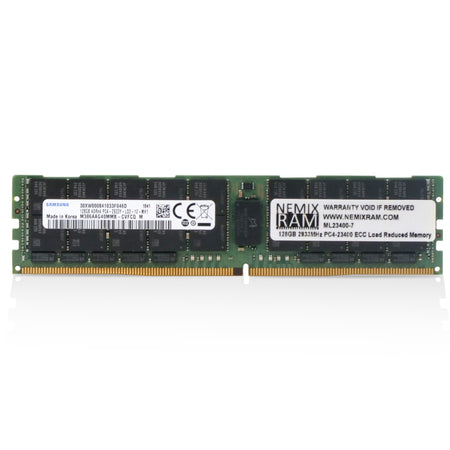 Samsung/NEMIX M386AAG40MMB-CVF 128GB DDR4 2933MHz RDIMM ECC Server RAM (PC4-23400) Seller Refurbished