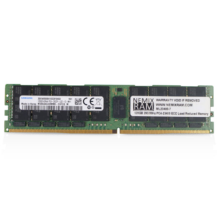 Samsung/NEMIX M386AAG40MMB-CVF 128GB DDR4 2933MHz RDIMM ECC Server RAM (PC4-23400) Seller Refurbished