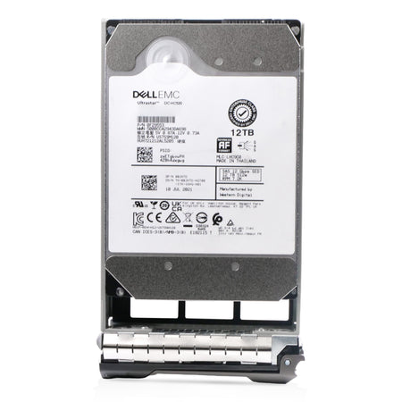 Dell G13 00JHTD 12TB 7.2K RPM SAS 12Gb/s 512e 256MB 3.5in Refurbished HDD