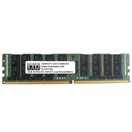 Nemix ML23400-944 64GB DDR4 2933MHz LRDIMM ECC Server RAM (PC4-23400) Seller Refurbished