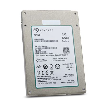 Seagate Nytro 1200.2 ST400FM0233 400GB 10 DWPD SAS 12Gb/s eMLC 2.5in Recertified SSD