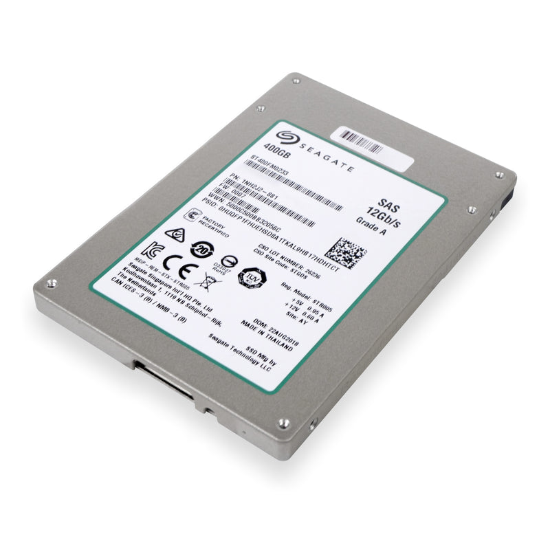 Seagate 1200.2 ST400FM0323 400GB SAS 12Gb/s 2.5" High Endurance Manufacturer Recertified SSD
