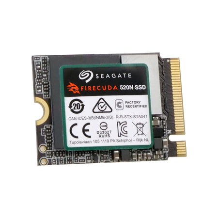 Seagate FireCuda 520N ZP1024GV30002 1TB  PCIe Gen 4 ×4 NVMe 1.4 8GB/s M.2 2230 Recertified SSD