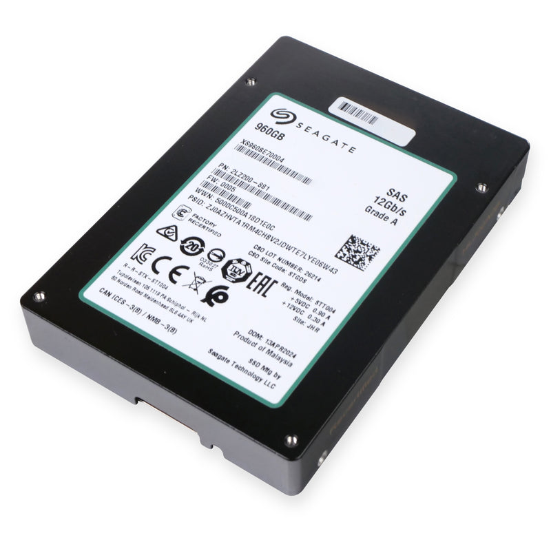 Seagate Nytro 3331 XS960SE70004 960GB 1 DWPD SAS 12Gb/s 2.5" Dual Port Manufacturer Recertified SSD
