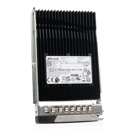 Dell G14 T8KK5 15.36TB 1 DWPD PCIe Gen 4.0 x4 8GB/s Read-Intensive 3D TLC U.3 NVMe 2.5in SSD