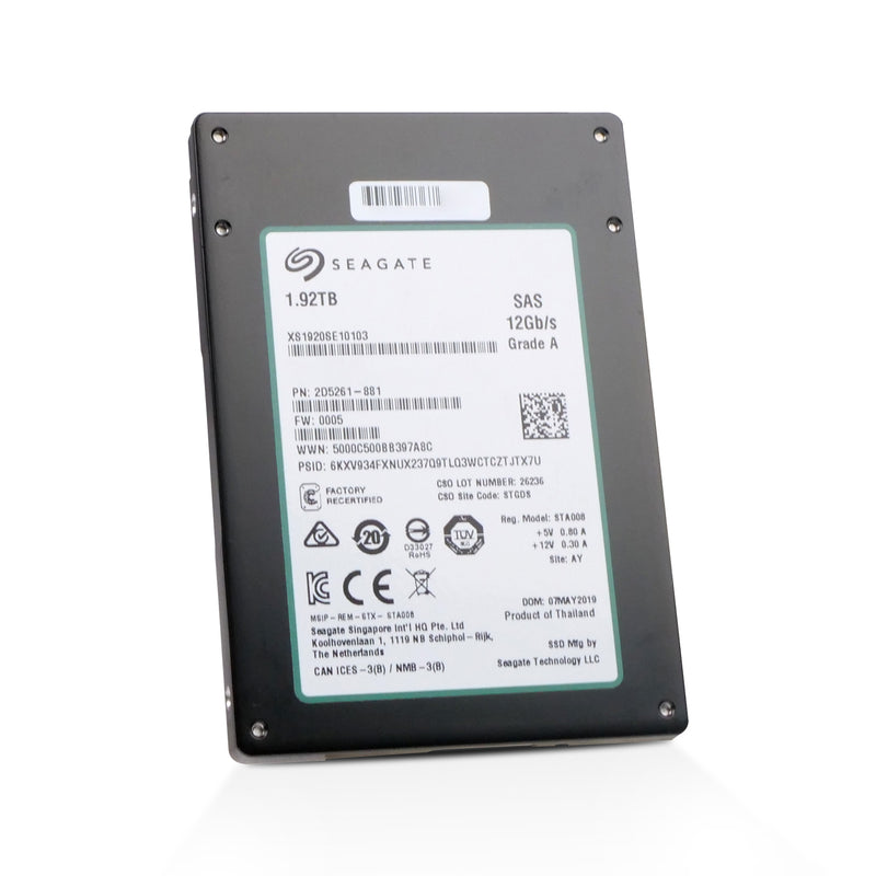 Seagate Nytro 3330 XS1920SE10103 1.92TB 1 DWPD SAS 12Gb/s 2.5" Manufacturer Recertified SSD