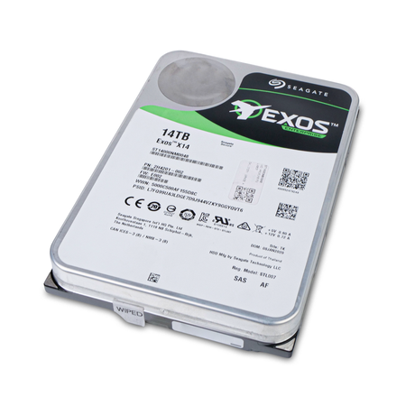 Seagate Exos X14 ST14000NM0048 14TB 7.2K RPM SAS 12Gb/s 512e/4Kn 256MB 3.5" FastFormat HDD