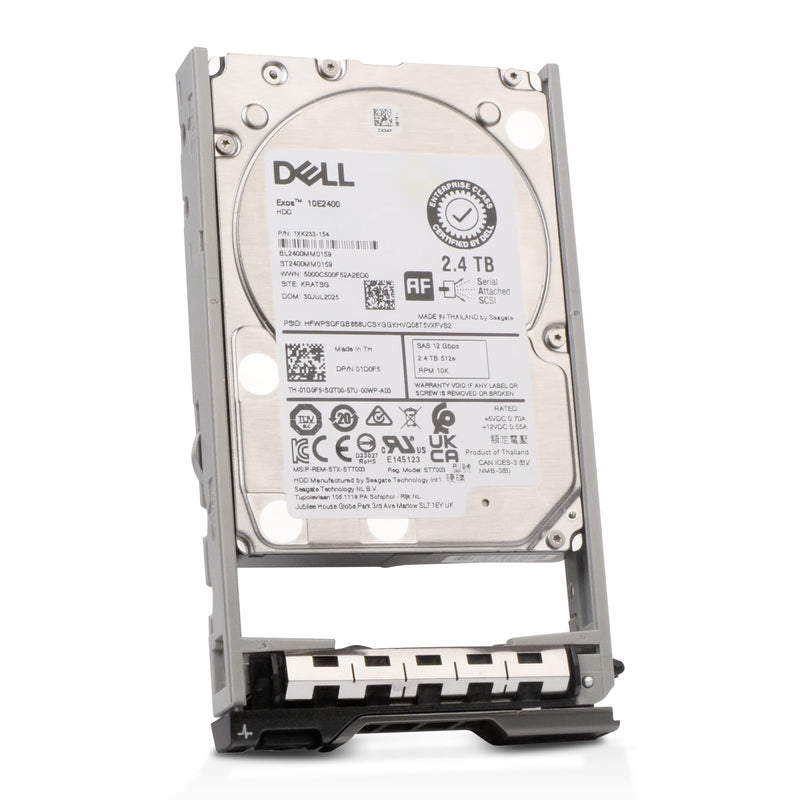 Dell G13 400-AWZD 2.4TB 10K RPM SAS 12Gb/s 512e 256MB 2.5in HDD