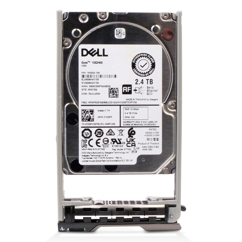 Dell G13 400-AWZD 2.4TB 10K RPM SAS 12Gb/s 512e 256MB 2.5in HDD