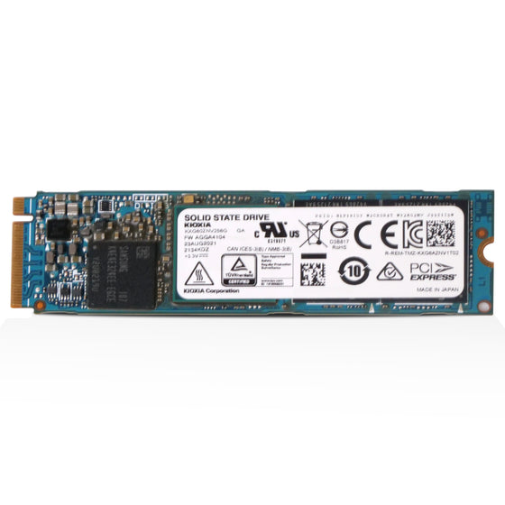 Kioxia XG6 KXG60ZNV256G 256GB 0.5 DWPD PCIe Gen 3.0 x4 4GB/s 3D TLC NVMe M.2 2280 Refurbished SSD
