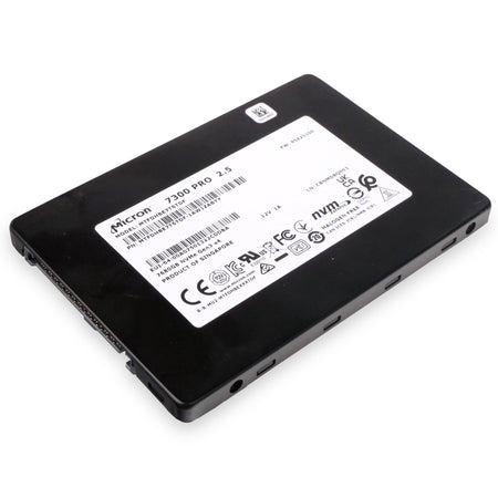 Micron 7300 PRO MTFDHBE7T6TDF 7.68TB 1 DWPD PCIe Gen 3.0 x4 4GB/s 3D TLC U.2 NVMe 2.5in Refurbished SSD