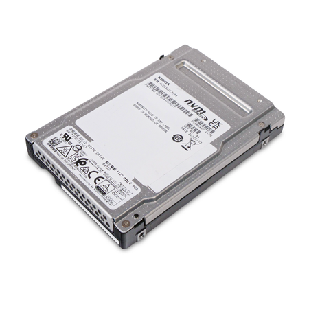 Kioxia CD6-R KCD6XLUL3T84 3.84TB 1 DWPD PCIe Gen 4.0 x4 8GB/s 3D TLC U.2 NVMe 2.5in Refurbished SSD