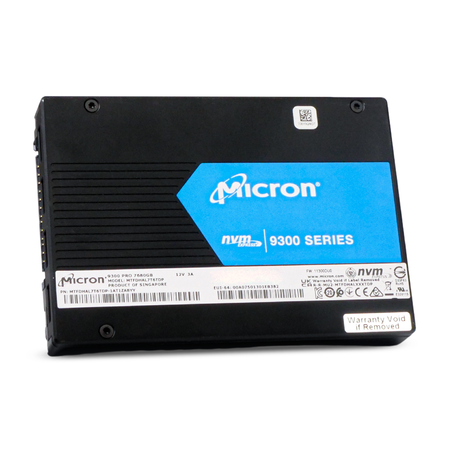 Micron 9300 Pro Series MTFDHAL7T6TDP 7.68TB 1 DWPD PCIe Gen 3.0 x4 4GB/s 3D TLC U.2 NVMe 2.5in Refurbished SSD