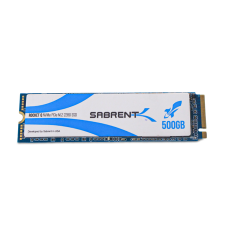 Sabrent Rocket Q SB-RKTQ-500 500GB PCIe Gen 3.0 x4 4GB/s 3D QLC NVMe M.2 2280 Refurbished SSD, 2 of 2