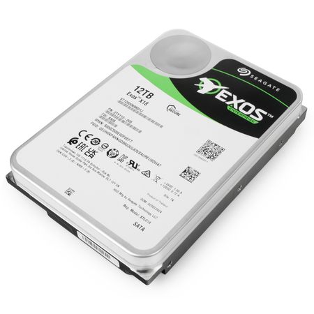 Seagate Exos X18 ST12000NM001J 12TB 7.2K RPM SATA 6Gb/s 512e 256MB 3.5in HDD