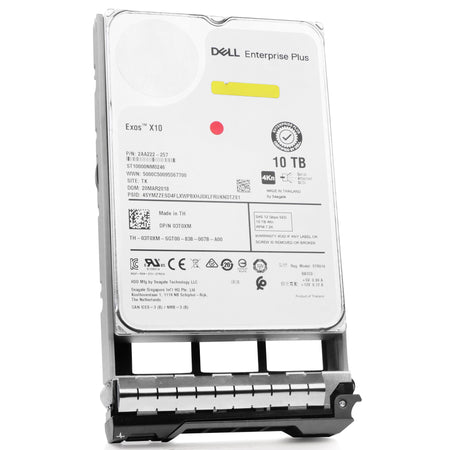 Dell G13 03T0XM 10TB 7.2K RPM SAS 12Gb/s 4Kn 256 MB 3.5in HDD