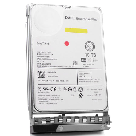 Dell G14 03T0XM 10TB 7.2K RPM SAS 12Gb/s 4Kn 256 MB 3.5in HDD