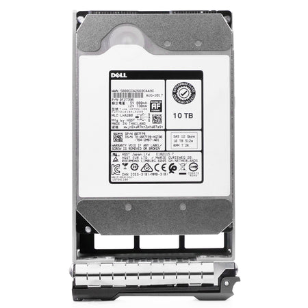 Dell G13 007FPR 10TB 7.2K RPM SAS 12Gb/s 512e 256 MB 3.5in Refurbished HDD