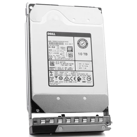 Dell G14 007FPR 10TB 7.2K RPM SAS 12Gb/s 512e 256 MB 3.5in Refurbished HDD