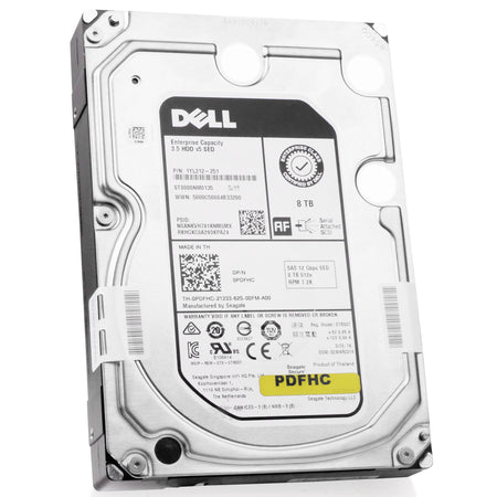 Dell/Seagate Exos 7E8 ST8000NM0135 8TB 7.2K RPM SAS 12Gb/s 512e 256MB 3.5in HDD