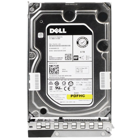 Dell G14 0PDFHC 8TB 7.2K RPM SAS 12Gb/s 512e 256MB 3.5in HDD