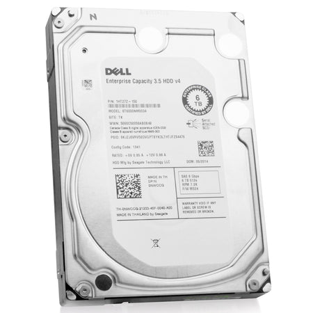 Dell/Seagate V4 ST6000NM0034 6TB 7.2K RPM SAS 6Gb/s 512e 128 MB 3.5in HDD