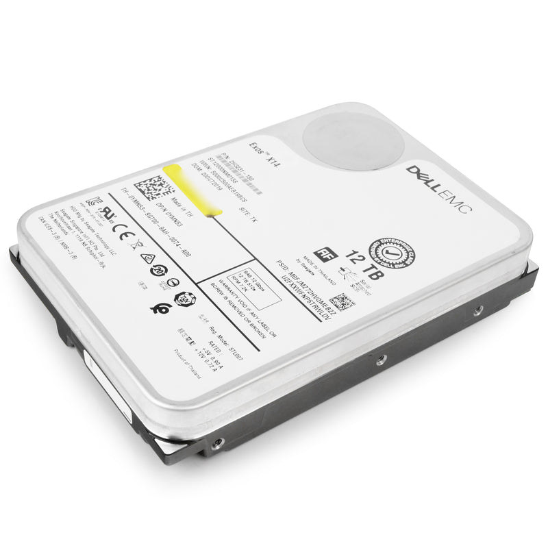 Dell/Seagate Exos X14 ST12000NM0158 12TB 7.2K RPM SAS 12Gb/s 512e 256MB 3.5in Refurbished HDD