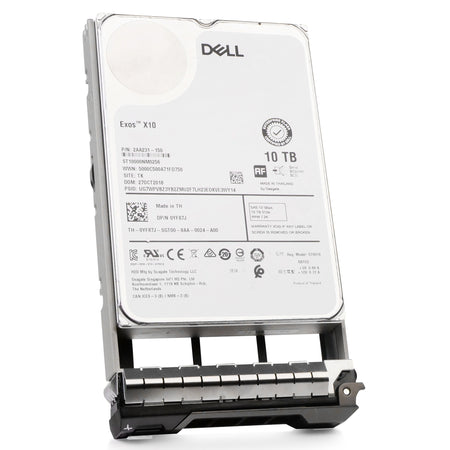 Dell G13 0YF87J 10TB 7.2K RPM SAS 12Gb/s 512e 256MB 3.5in Refurbished HDD