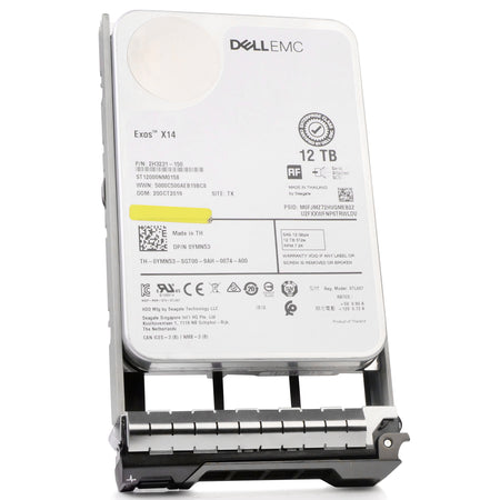 Dell G13 0YMN53 12TB 7.2K RPM SAS 12Gb/s 512e 256MB 3.5in Refurbished HDD