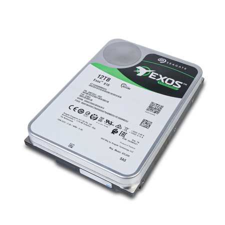 Seagate Exos X16 ST12000NM002G 12TB 7.2K RPM SAS 12Gb/s 512e/4Kn 3.5in Hard Drive