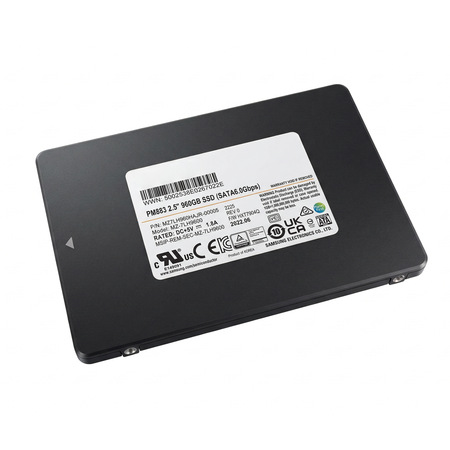 Samsung PM883 MZ7LH960HAJR 960GB 1.3 DWPD SATA 6Gb/s 3D TLC 2.5in SSD