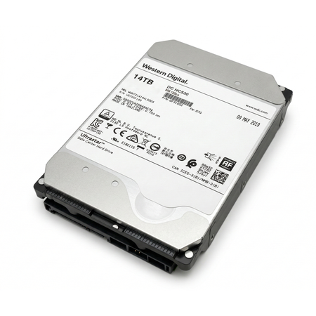 Western Digital Ultrastar DC HC530 WUH721414AL5204 0F31052 14TB 7.2K RPM SAS 12Gb/s 512e 3.5in Refurbished HDD