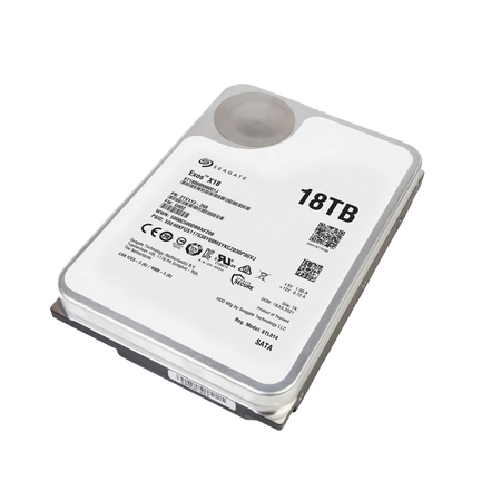 Seagate Exos X18 ST18000NM001J 18TB 7.2K RPM SATA 6Gb/s SED 3.5in Hard Drive