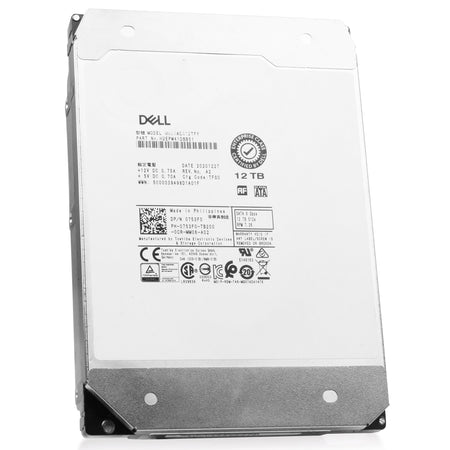 Dell/Toshiba MG07ACA MG07ACA12TEY 12TB 7.2K RPM SATA 6Gb/s 512e 256MB 3.5in Refurbished HDD