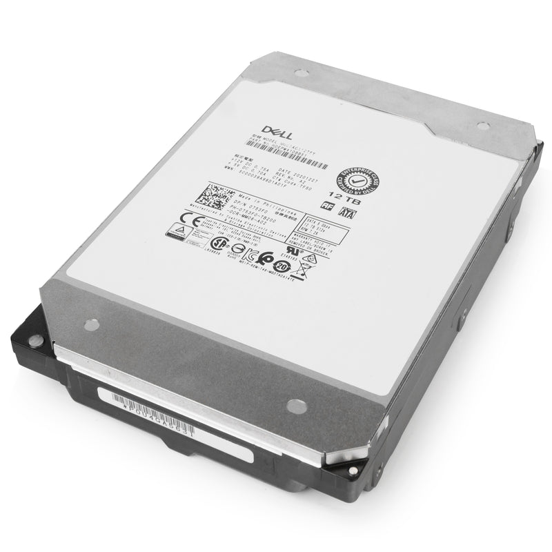 Dell/Toshiba MG07ACA MG07ACA12TEY 12TB 7.2K RPM SATA 6Gb/s 512e 256MB 3.5in Refurbished HDD